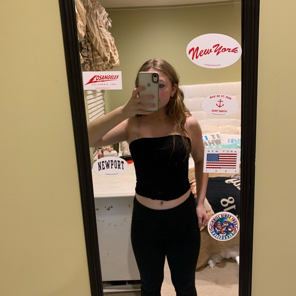 Black tube top